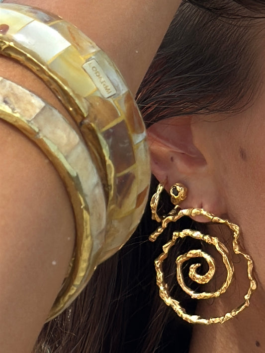 ONDINA EARRINGS GOLD