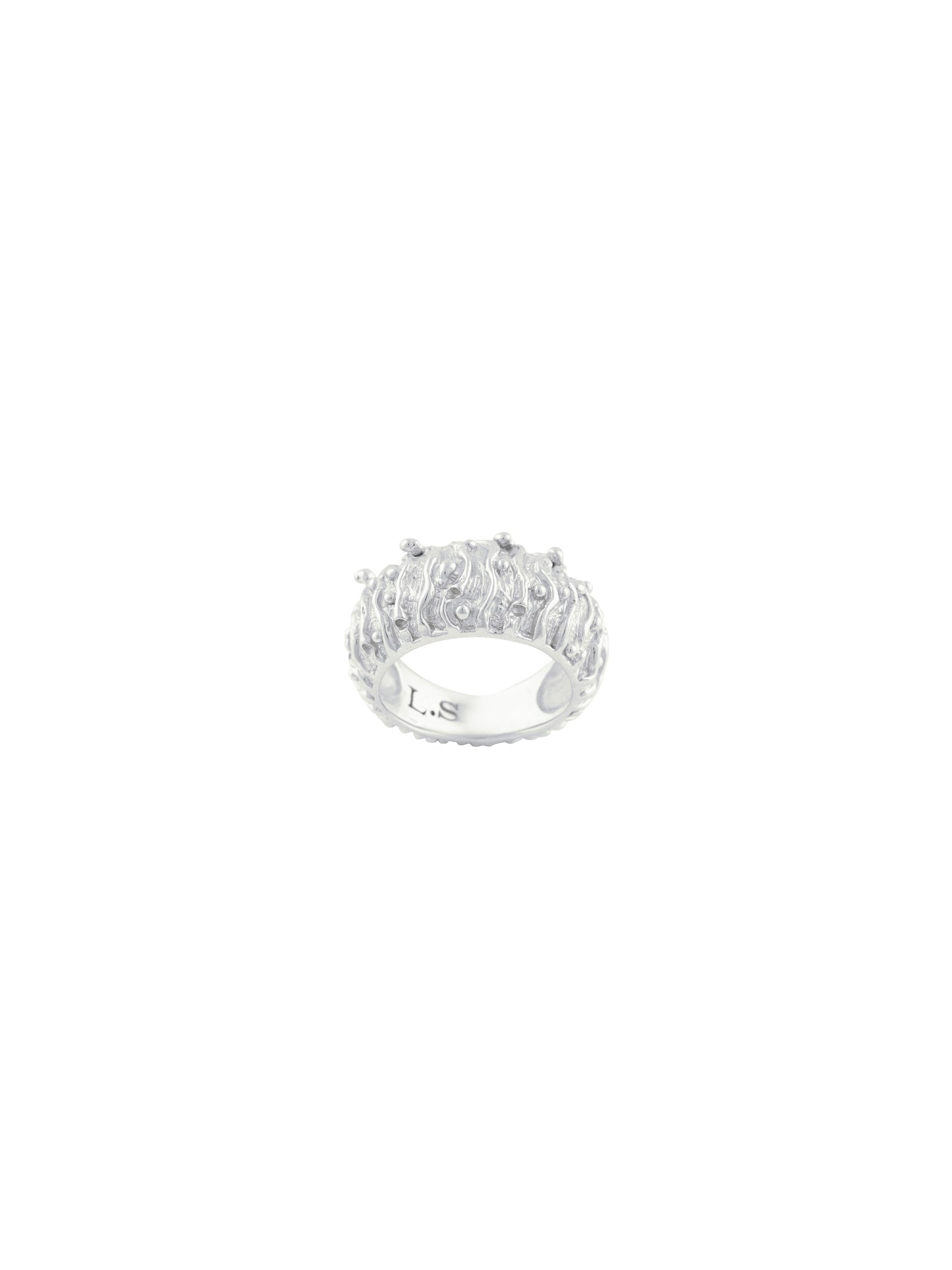 REEF RING SILVER