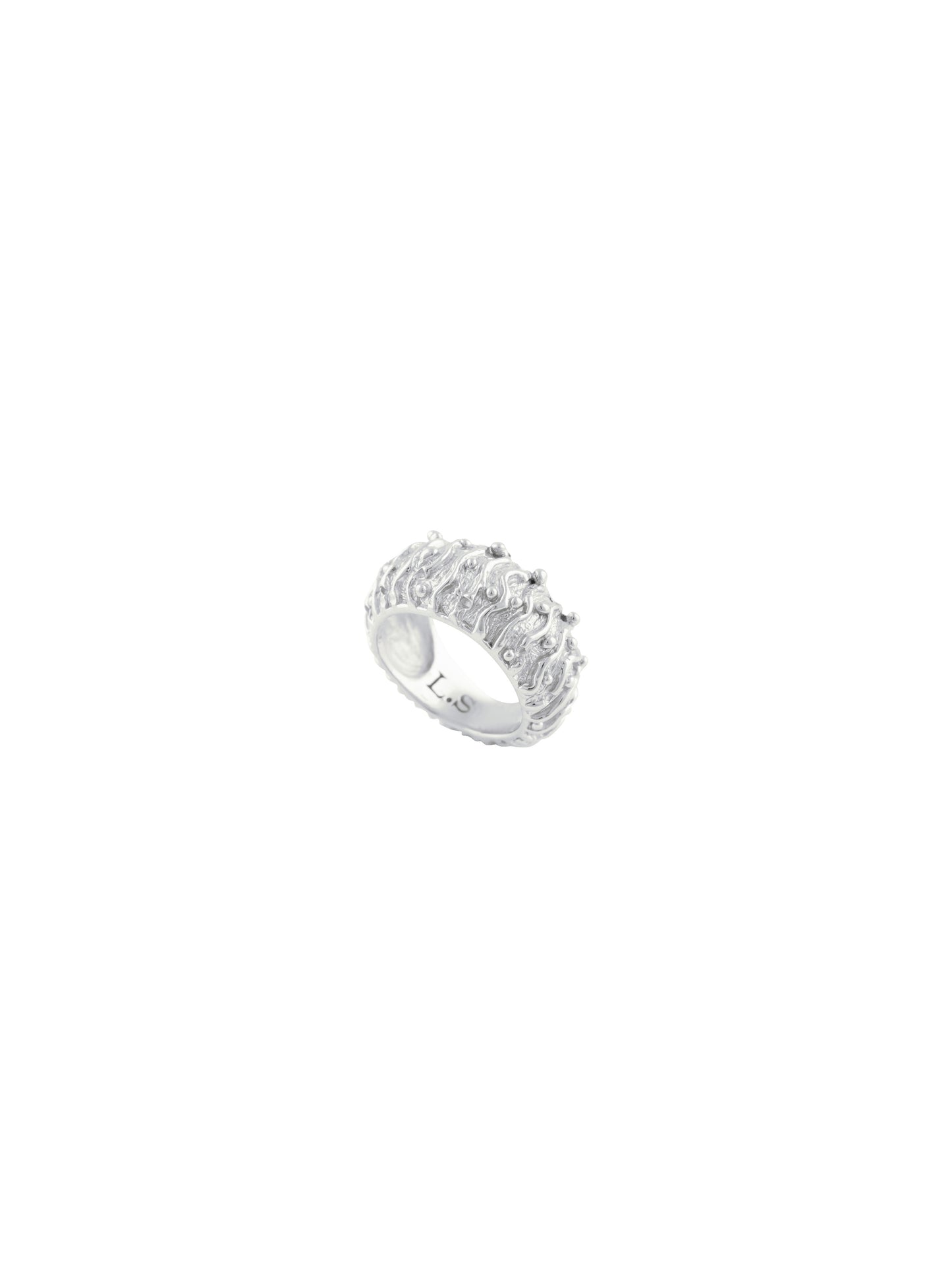REEF RING SILVER