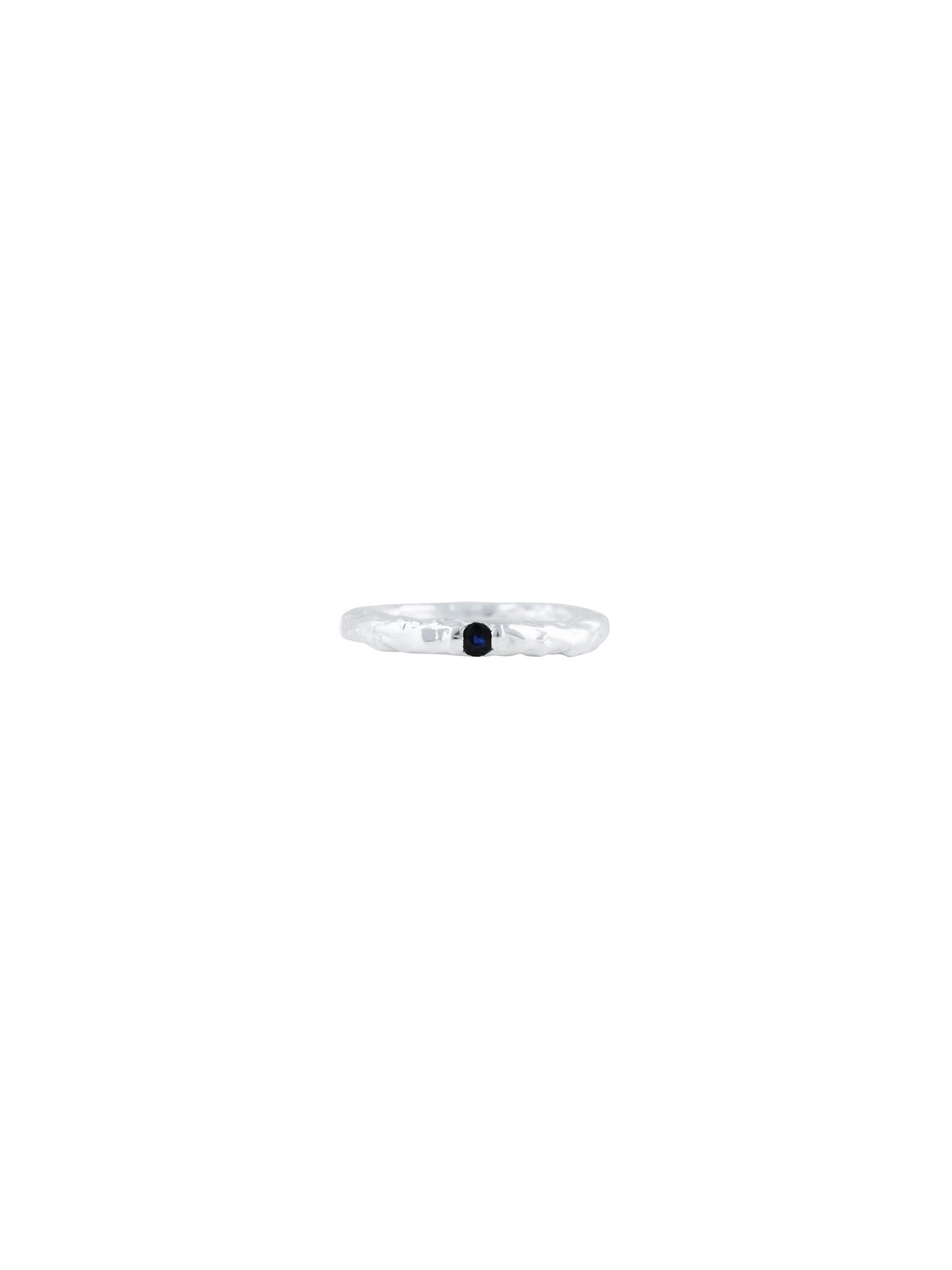 ALBA RING MIDNIGHT BLUE SILVER