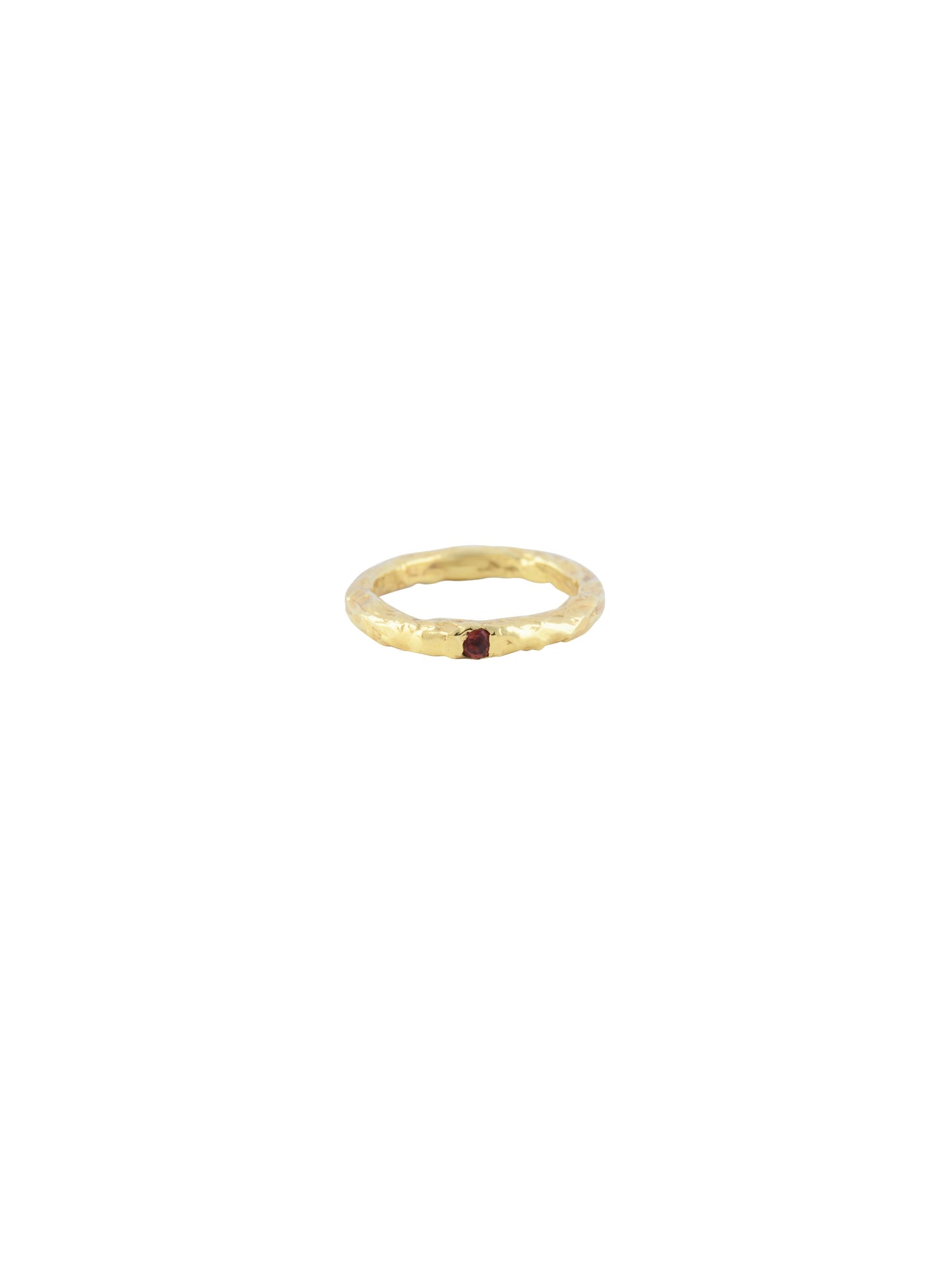ALBA RING BLOOD RED GOLD