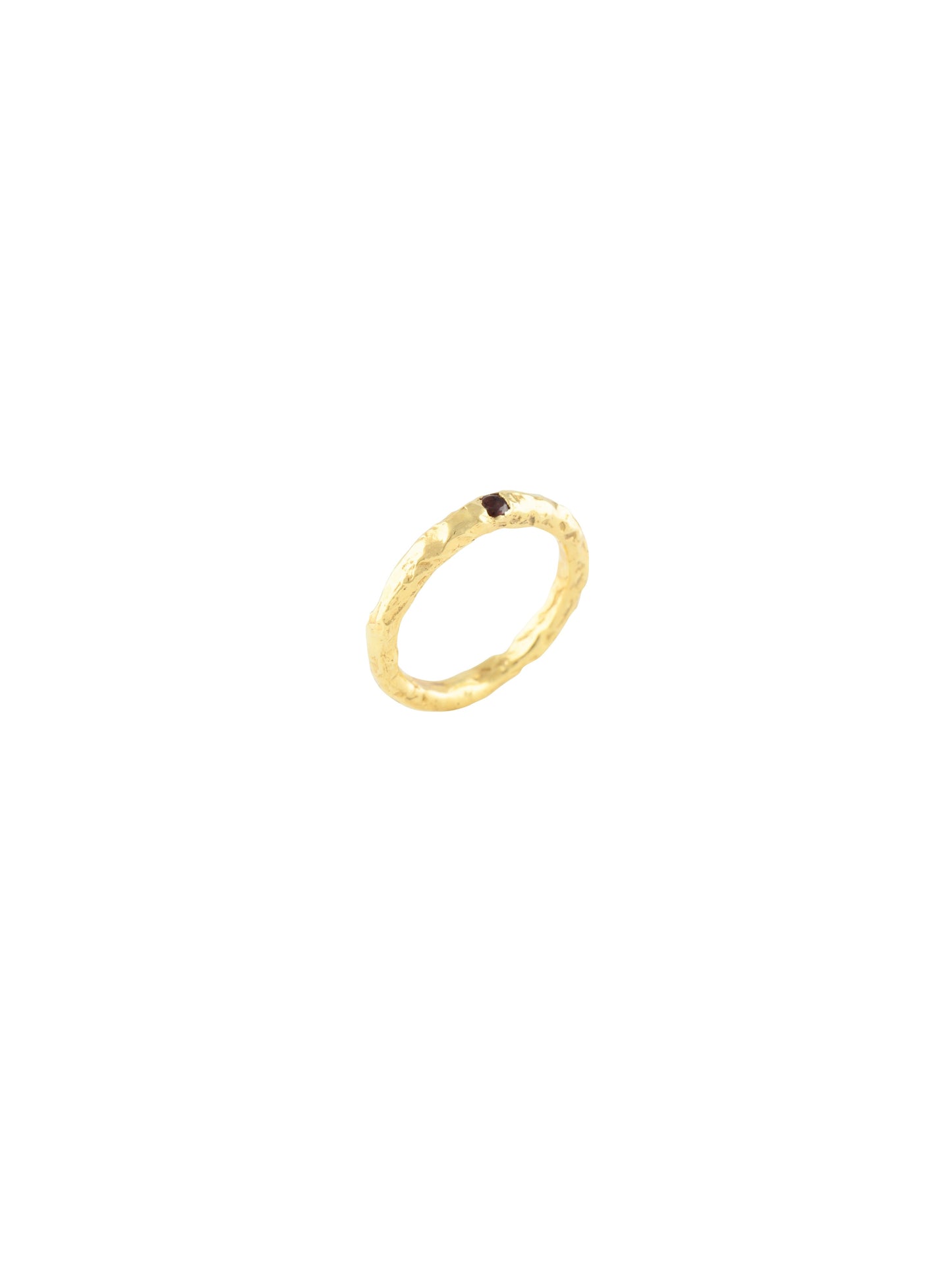 ALBA RING BLOOD RED GOLD