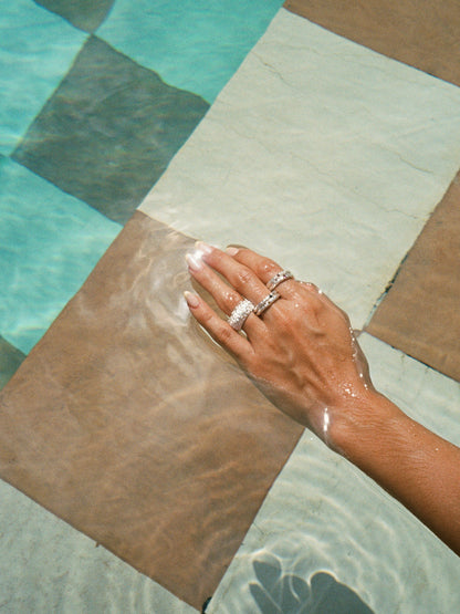 REEF RING SILVER