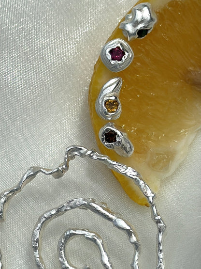HINA  EARRING SILVER