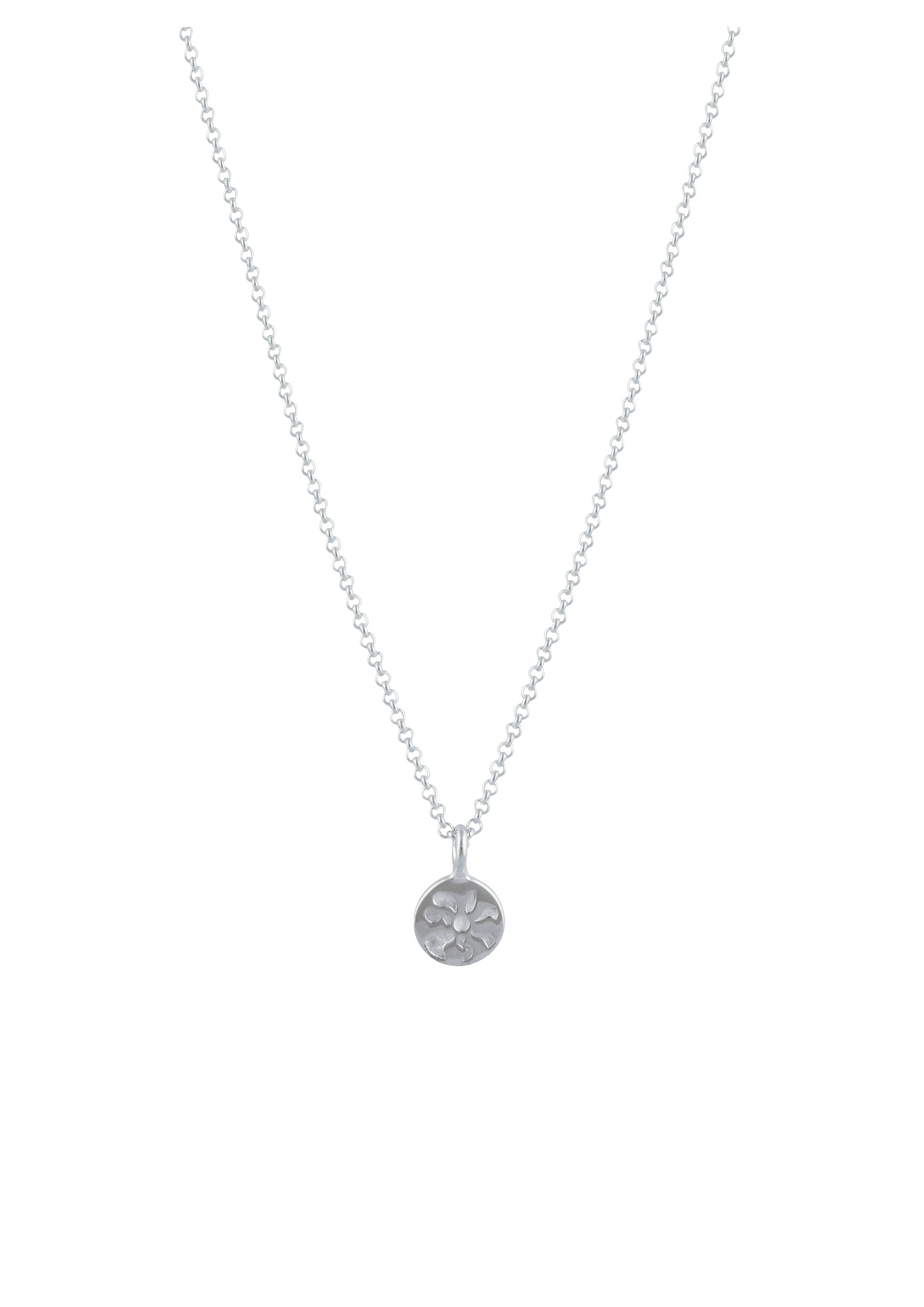 RAY NECKLACE SILVER