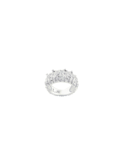 REEF RING SILVER