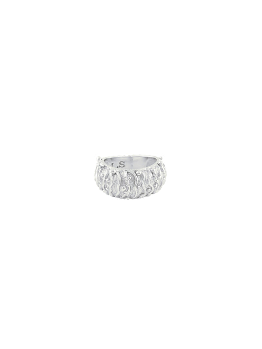 REEF RING SILVER