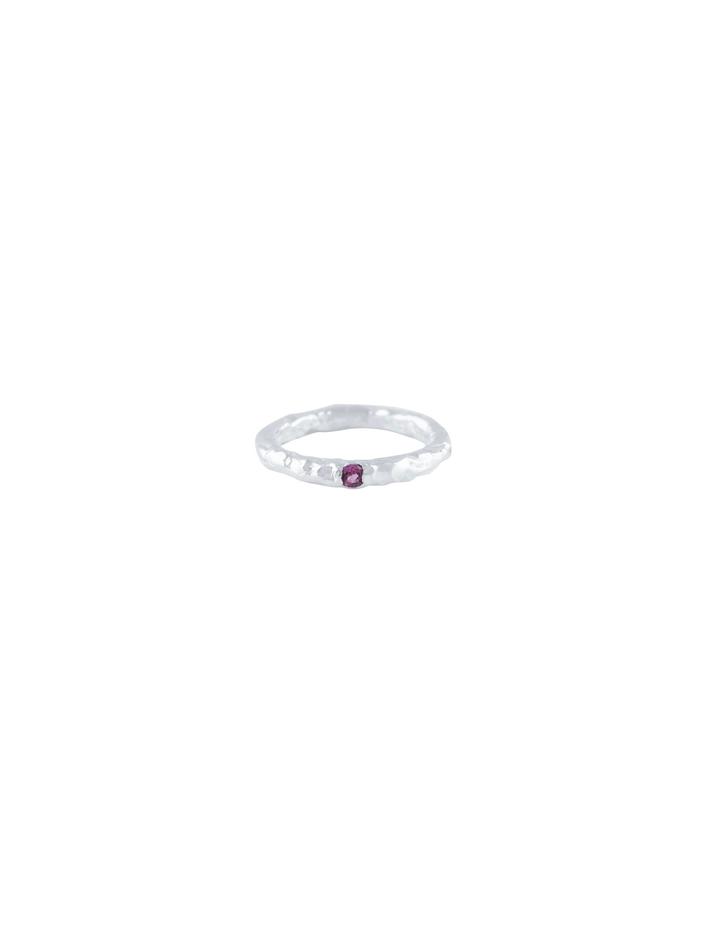 ALBA RING ROSE PINK SILVER